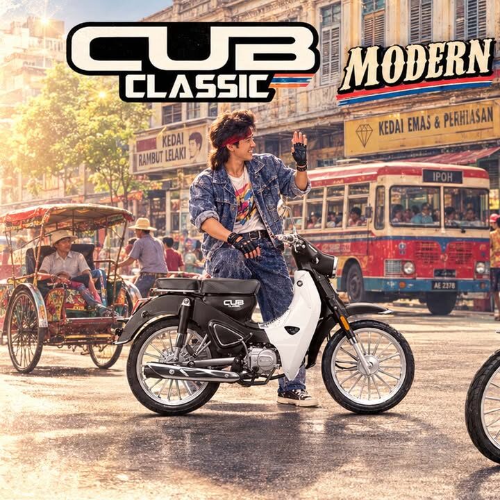 🔥 NAK GAYA 80s? MOTOR PUN KENA STYLE&hellip;
